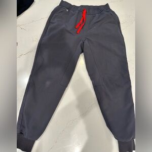 Figs dark Gray Joggers with Red Drawstring.  Size M. Great condition
